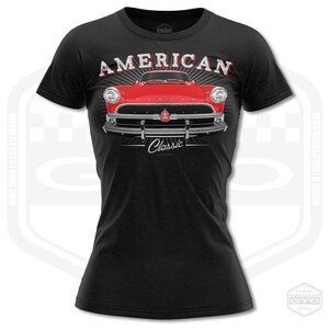 Women&#39;s 1954 Hudson Hornet American Classic Car T-Shirt