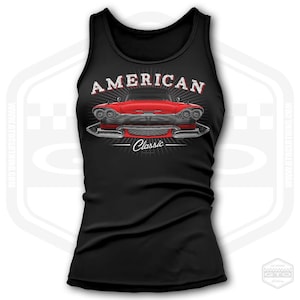 Women&#39;s 1958 Plymouth Fury American Classic Car Tank-Top