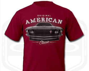 American Muscle Ford Mustang GT Red Modern /& Classic Hotrod Sweatshirt