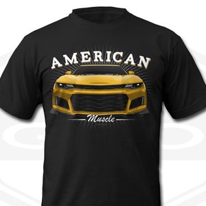 Men&#39;s 2020 Chevrolet Camaro ZL1 Men&#39;s T-Shirt - American classic car fan art