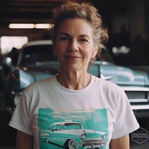 Chevrolet Bel Air American Classic Car Women's T-shirt - Etsy