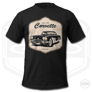 Men&#39;s 1960 Chevrolet Corvette Retro 2 American Classic Car T-Shirt
