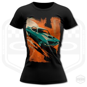 Frauen Plymouth Barracuda American Muskel-Car T-Shirt
