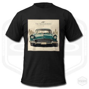 Men&#39;s 1957 Ford Thunderbird Retro 2 American Classic Car T-Shirt