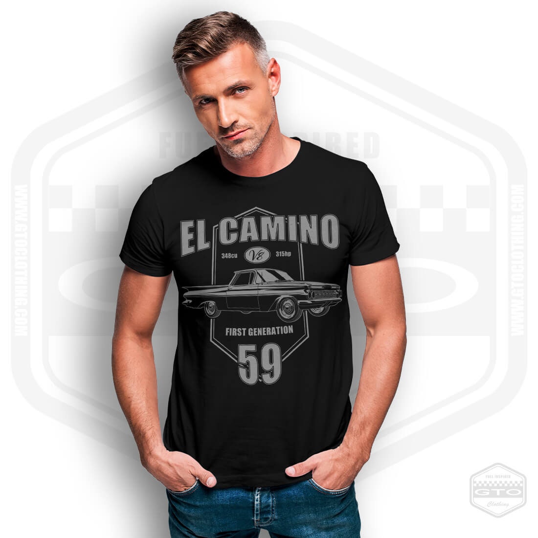 Chevy El Camino First Gen 1959 - 1960 American Classic Car Embroidred Dad Hat