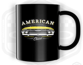 1961 Impala Mug 11 fl oz Classic American Car Fan Art