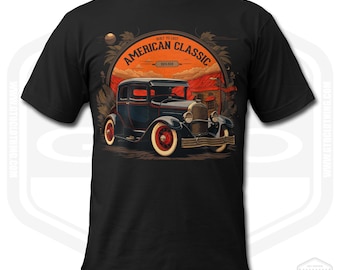 Model A Retro 2 T-Shirt Men Hot Rod Fan Art