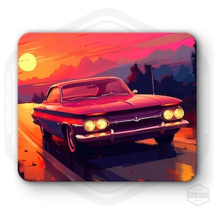 Chevrolet Corvair American Classic Car Mouse Pad | Fan Art