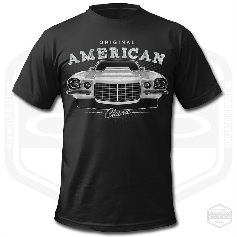 Chevrolet Camaro SS Classic Muscle Car Mens T-shirt Black | Etsy
