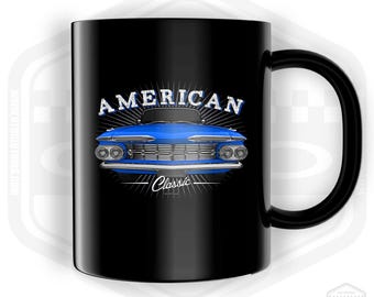 1959 Impala Mug 11 fl oz Classic American Car Fan Art