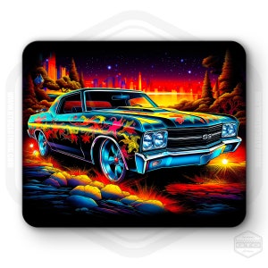 Chevrolet El Camino American Classic Car Mouse Pad | Fan Art