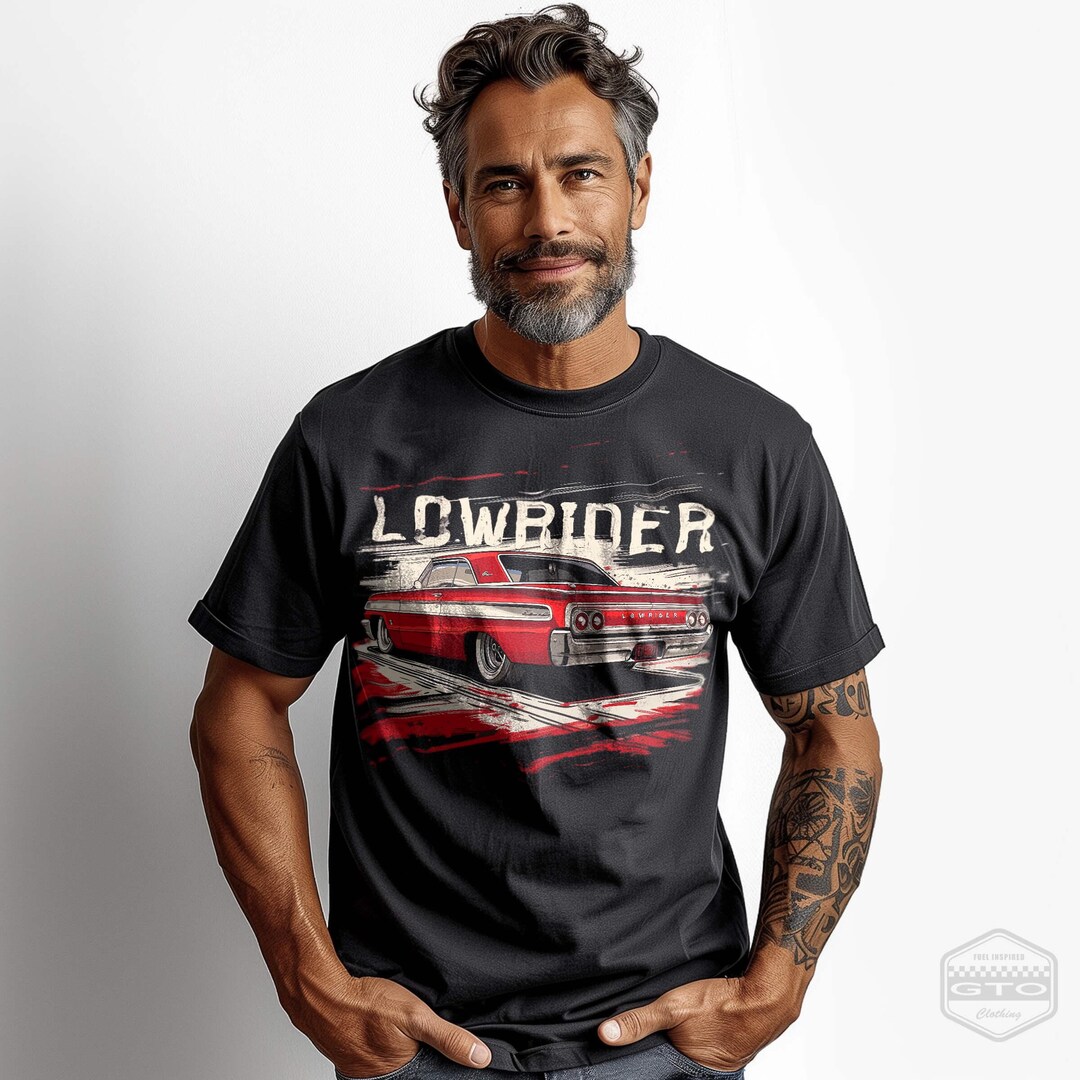 Low Rider Merch Lowrider Red 3 T-shirt Men Lowrider Fan Art - Etsy