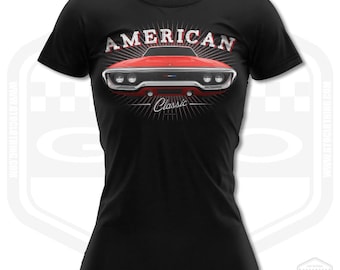 1971 Sattelite T-Shirt Women American Muscle Car Fan Art