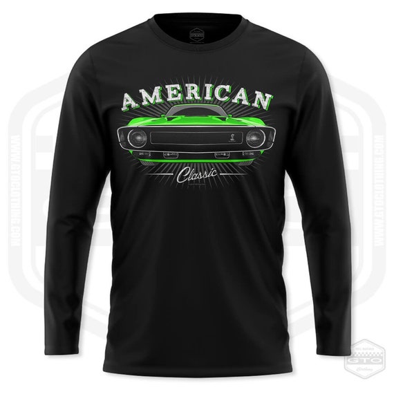 1969 Ford Mustang Shelby GT500 Tribute Men's Long Sleeve Shirt