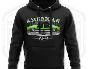 1971 Chevelle Hoodie Men American Muscle Car Fan Art
