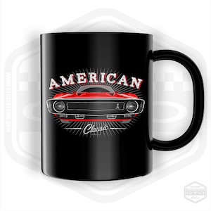 1969 Ford Mustang Shelby GT500 Car Mug - Fathers day - Gift Idea - Car Lovers