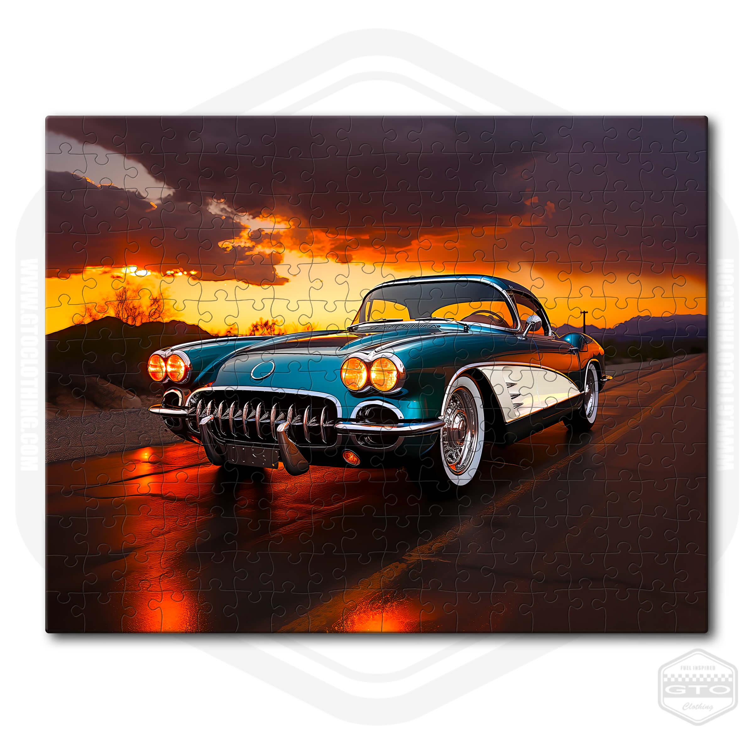 1960 Corvette 2 Jigsaw Puzzle 252pcs American Sports Car Fan Art
