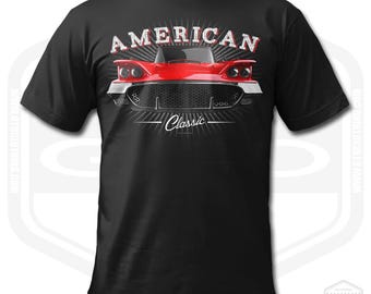 1958 Thunderbird T-Shirt Men Classic Car Fan Art