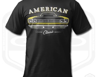 1969 Roadrunner T-Shirt Men American Muscle Car Fan Art