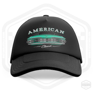 1969 Chevy Impala Trucker Cap Black | OneSize | Made In USA