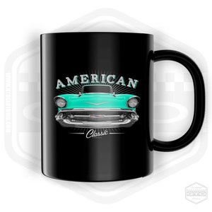 1957 Chevrolet Bel Air Car Mug - Fathers day - Gift Idea - Car Lovers