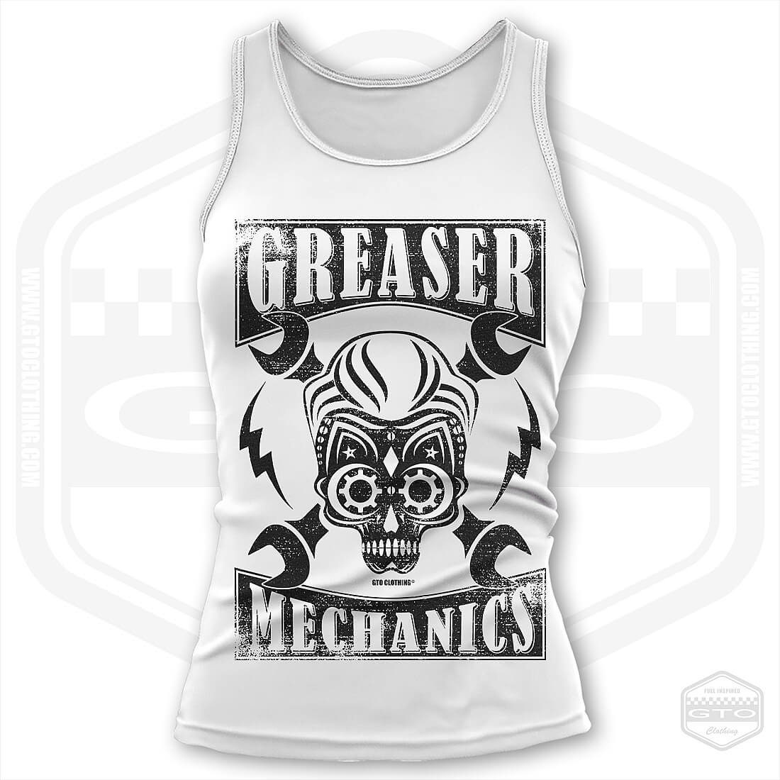  Rockabilly Eternal Love, Psychobilly Greaser Style Tank Top :  Clothing, Shoes & Jewelry