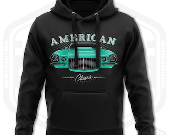 1970 Camaro Hoodie Men American Muscle Car Fan Art