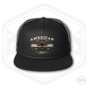 1977 Firebird Trans Am Trucker Cap American Muscle Car Fan Art