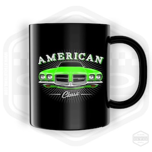 1972 Pontiac LeMans American Muscle Car Mug 11 oz