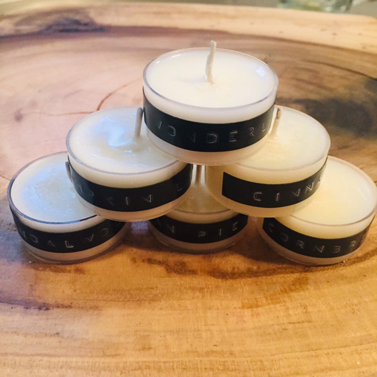 Create Your Own Custom Tea Lights Sample Tea Light Pack Etsy