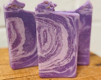 Lavender Honey Handmade Soap, Shea Butter Soap, Lavender Essential Oil Soap