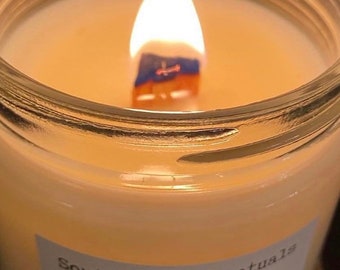 UnScented Candle, Wood wick Soy Candle, Hypoallergenic, Wood wick Candle, Soy Candle, Dye Free, Fragrance Free, Gifts for Mom, Gifts for Her