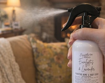 8 oz Room and Linen Spray: Odor Eliminator, Air Freshener