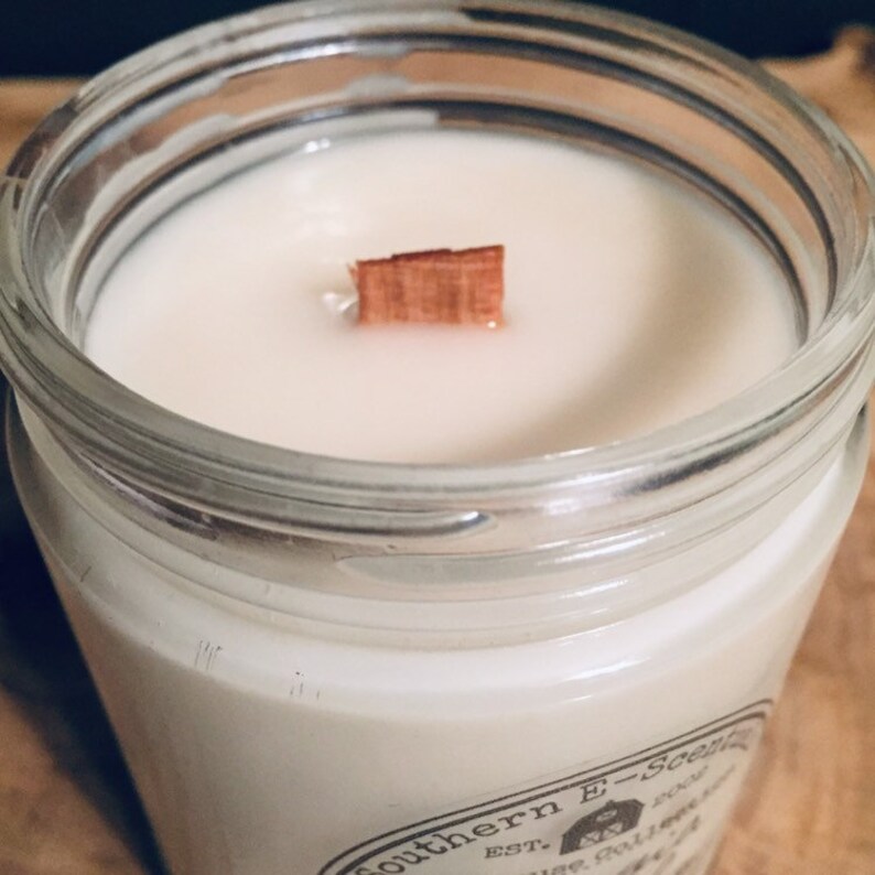 Gardenia Candle Gardenia Scented Candle Wood Wick Candle | Etsy