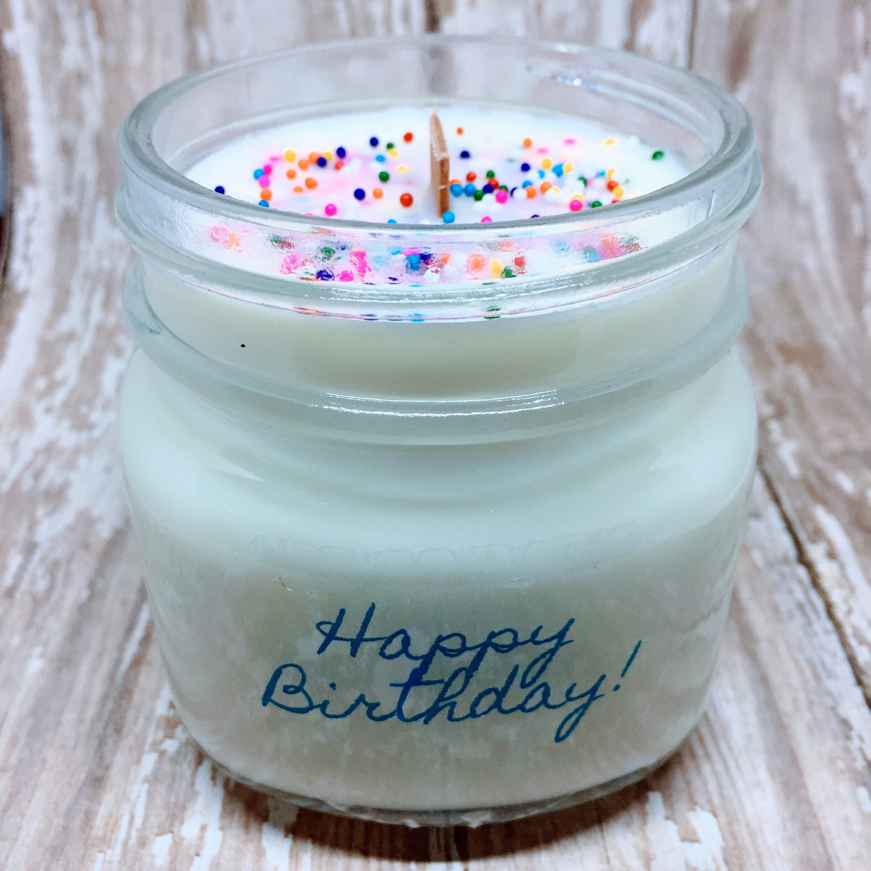 Birthday Cake Candle Birthday Candle Birthday Gift for Mom Etsy