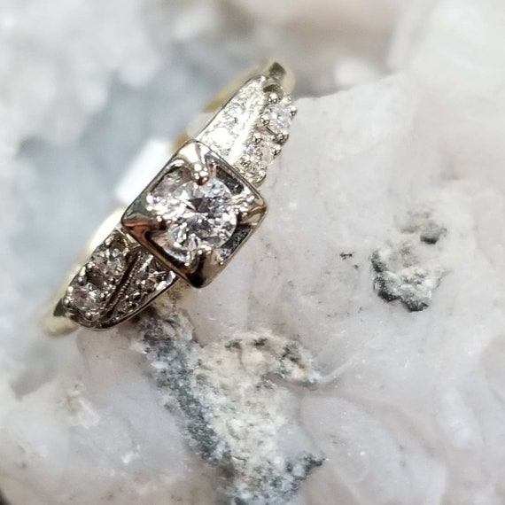Vintage Engagement Ring | Diamond Engagement Ring