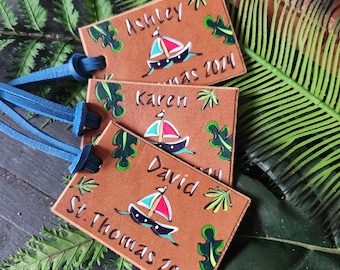 Sailboat Favors. Tropical Favors. Beach Wedding Favors. Destination Wedding Tags. Destination Wedding Gift.