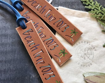 Beach Trip Tag. Beach Trip Tags. Beach Trip Luggage Tag.