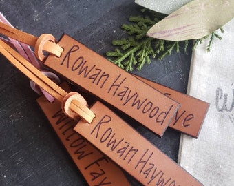 Name Luggage Tags. Leather Name Tags. Name Tags.