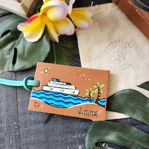 Cruise Luggage Tag. Cruise Ship Tags. Cruise Ship Luggage Tag. Cruise Tag