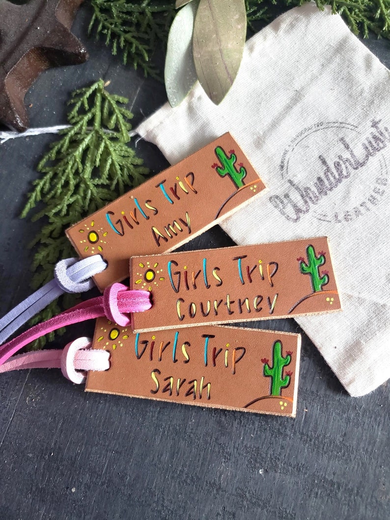 Girls trip tags. Girls trip luggage tag. Girls trip tag. image 1