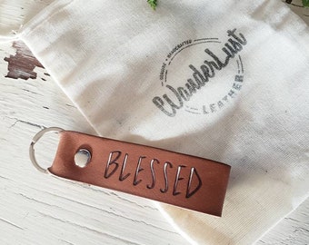 Mom Keychain. Personalized Kids Keychain. Blessed Keychain.