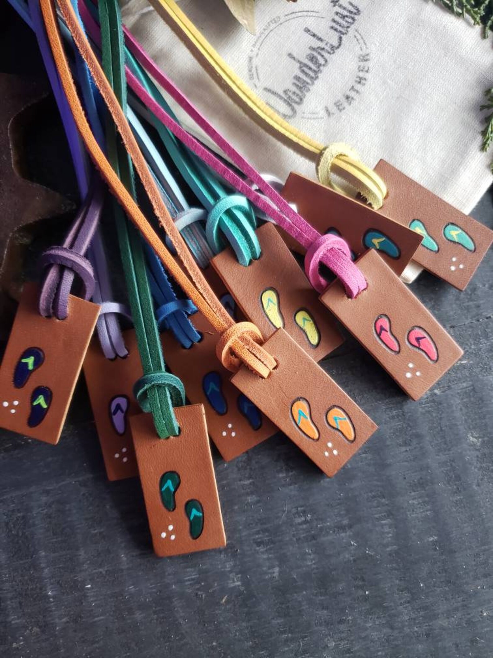 Flip Flop Luggage Tag. Beach Wedding Favors. Flip Flop Wedding Etsy