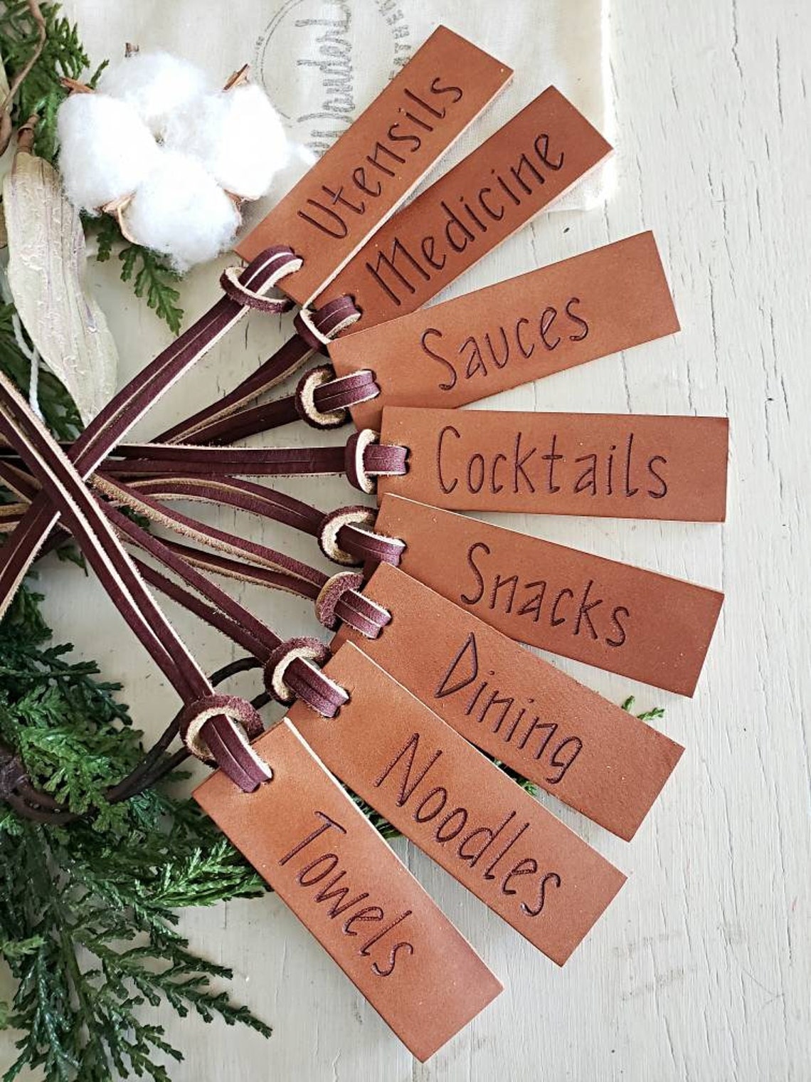 Labeling Tag. Labeling Tags. Leather labels. Organizing Etsy