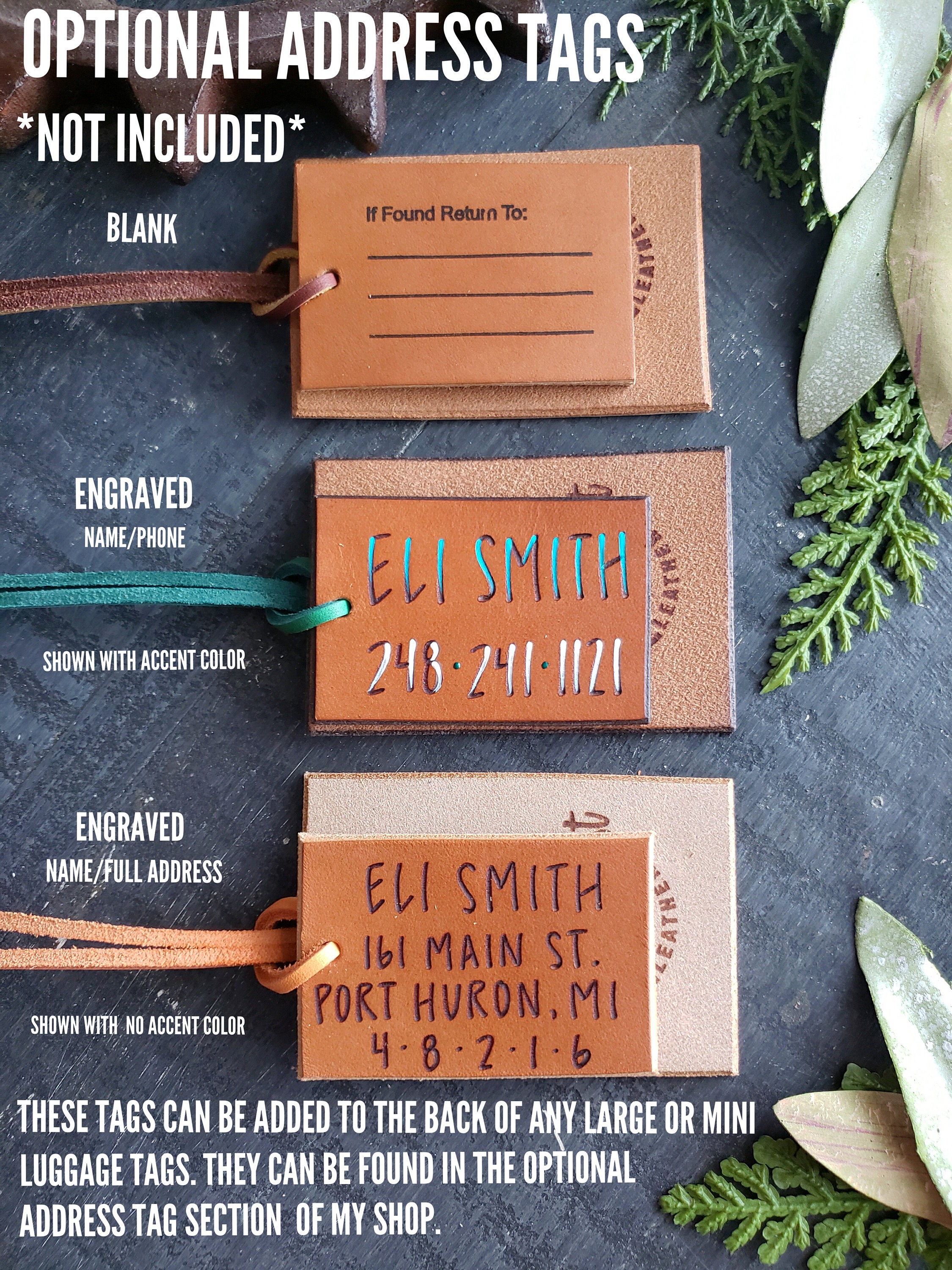 Leather Luggage Tags Wedding Favor. Destination Favor Tags. Etsy