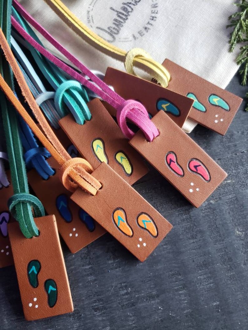 Flip Flop Luggage Tag. Beach Wedding Favors. Flip Flop Wedding Etsy