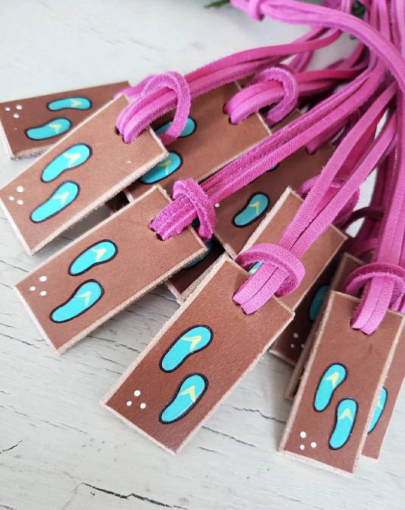 Flip Flop Luggage Tag. Beach Wedding Favors. Flip Flop Wedding Etsy