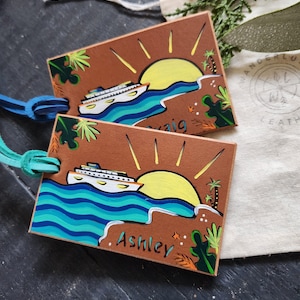 Cruise Luggage Tag. Cruise Ship Tags. Cruise Ship Luggage Tag. Cruise Tag
