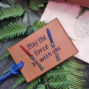 Personalized Gamer Leather Luggage Tag: Handcrafted Gaming Travel Tags