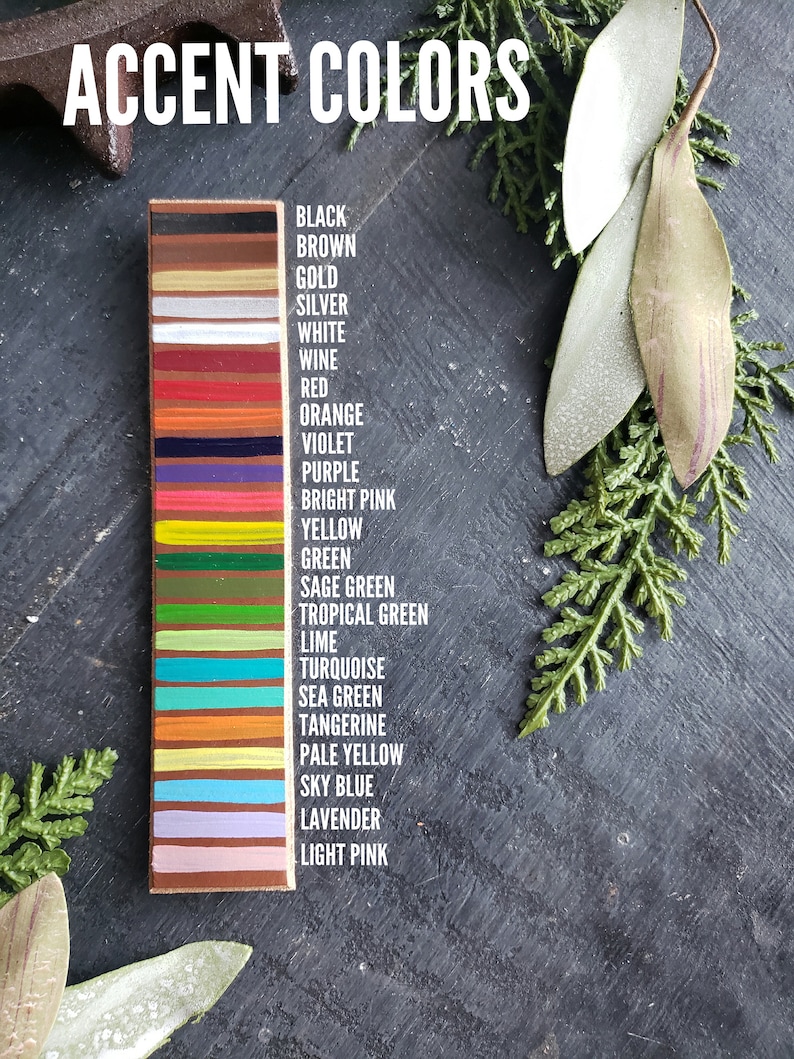 May include: A color chart with 20 different paint colors, including black, brown, gold, silver, white, wine, red, orange, violet, purple, bright pink, yellow, green, sage green, tropical green, lime, turquoise, sea green, tangerine, pale yellow, sky blue, lavender, and light pink.